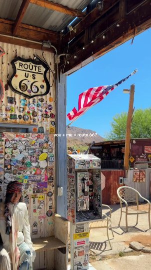TikTok post by @evapzc: you + me = route 66? 🏜️🌵