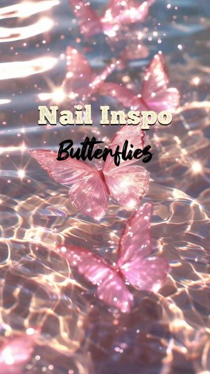 TikTok post by @nailartworld0: Light as a butterfly and full of charm-these butterfly-inspired nail designs are the…