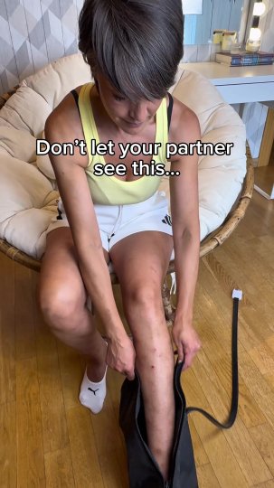 TikTok post by @legscience: Comment "Airboots" if your legs have been begging for this. 👀 Most people still think…