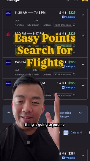 Example TikTok post by @maxmilespoints