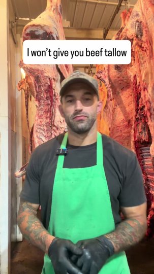 TikTok post by @renickvalley: Beef tallow is super popular right now, but I won’t give it to you