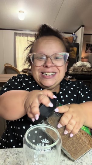 Example TikTok post by @haylieraemouton