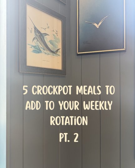 TikTok post by @carliedempsey: Here are 5 more easy dump & go crockpot meals to add to your weekly rotation. My personal…