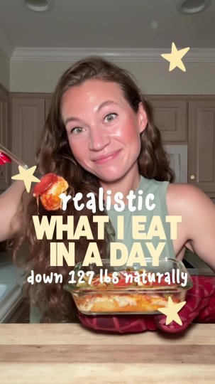 Example TikTok post by @heathergets_healthy