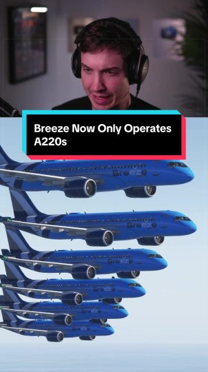 TikTok post by @aaronrheins: Breeze Now Only Operates A220s