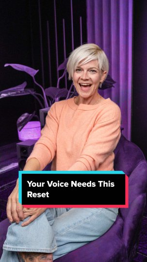 TikTok post by @singeoofficial: Your Voice Needs This Reset. Take a moment to relax and ground yourself! Join Lisa for a…
