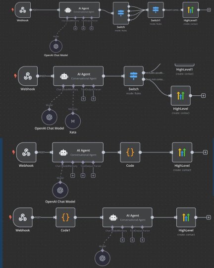 X post by @hasan28d: $200k/month from this AI SDR system... Built with n8n + GHL, books appointments on…